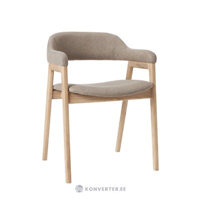 Brūna dizaina krēsls (santiano) neskarts