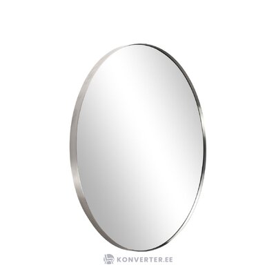Настенное зеркало в серебряной раме (lacie) целое