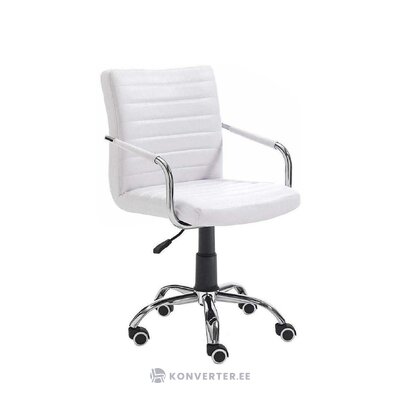 Balts biroja krēsls milko (tomasucci) ar skaistuma trūkumiem