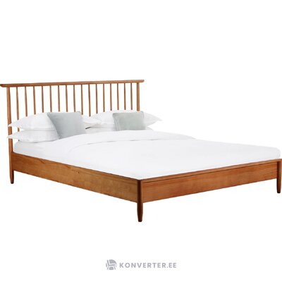 Brūna masīvkoka gulta (Windsor) 180x200 neskarta