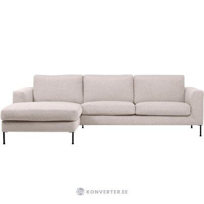 Light gray corner sofa (cucita) intact