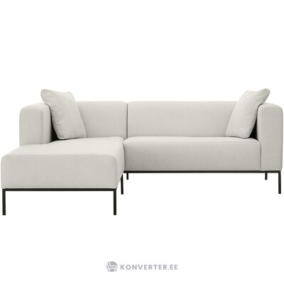 Светло-серый угловой диван (карри) цел