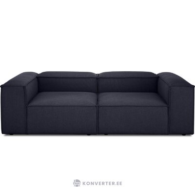 Blue 2-part modular sofa (Lennon) intact