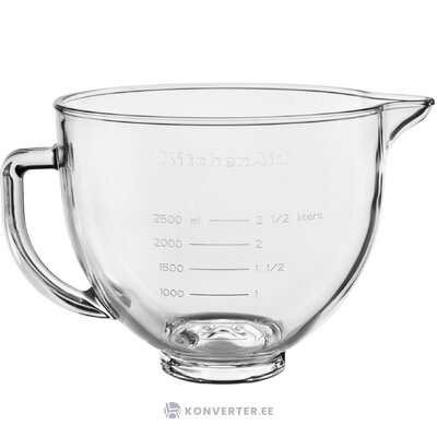 Стеклянная чаша для кухонного комбайна 4,3 л и 4,8 л (kitchenaid) целая