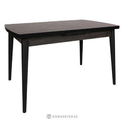 Черный раздвижной обеденный стол inci (asir)