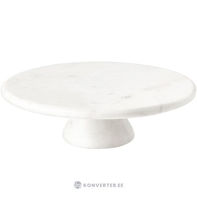 Marble cake stand (agata) intact