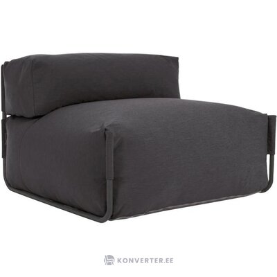 Black soft garden chair square (la forma) intact