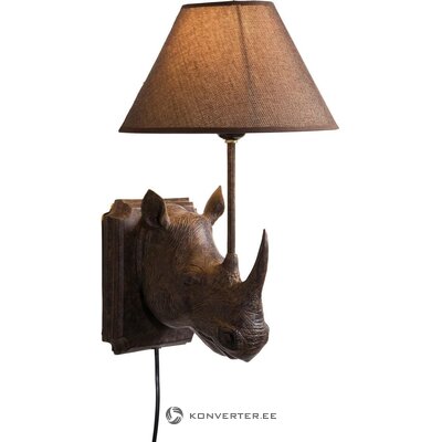 Sienas gaismas rhino (kare dizains) dizains neskarts