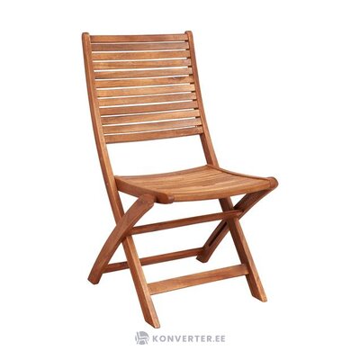 Коричневый садовый стул из массива дерева сомерсет (дворецкие) неповрежденный