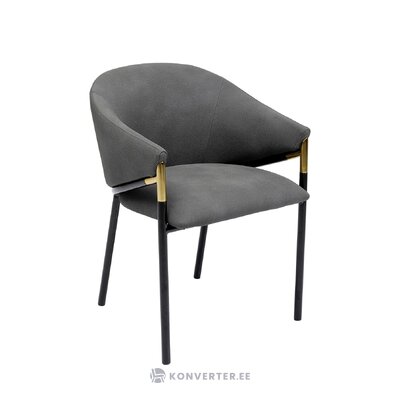 Темно-серый бульвар стула (каре дизайн) нетронутый