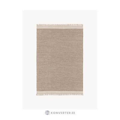 Light brown-beige woolen carpet kim (benuta) 200x300 intact
