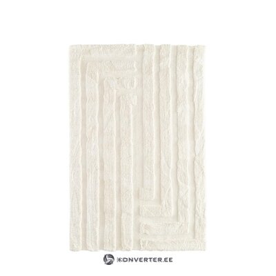 Balts paklājs ar augstu rakstu (genève) 200x300 neskarts