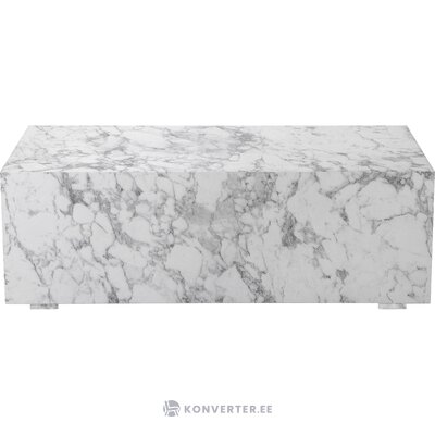 Kafijas galdiņš ar marmora imitāciju (ronthon) neskarts