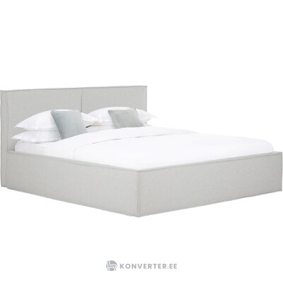 Vaaleanharmaa sänky (unelma) 180x200 ehjä