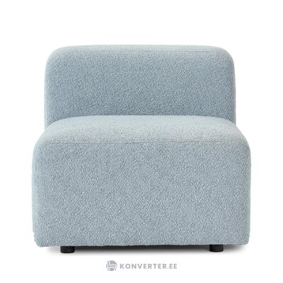 Light blue armchair/module (lena) intact
