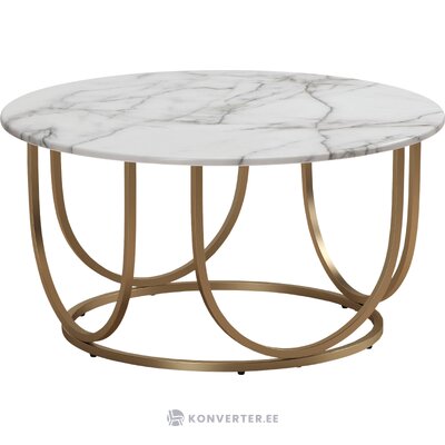 Kafijas galdiņš ar marmora imitāciju (gwyneth) neskarts