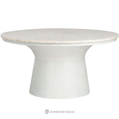 Marmora dizaina kafijas galdiņš mila (safavieh) ar skaistuma trūkumiem
