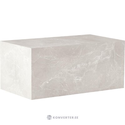 Marble imitation coffee table (lesley) in a box, defective