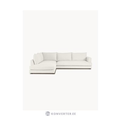 Cream large corner sofa (tribeca) intact
