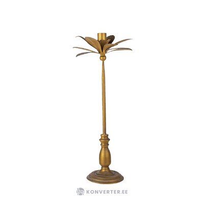 Kultainen design kynttilänjalka lilja (clayre &amp; eef) ehjä