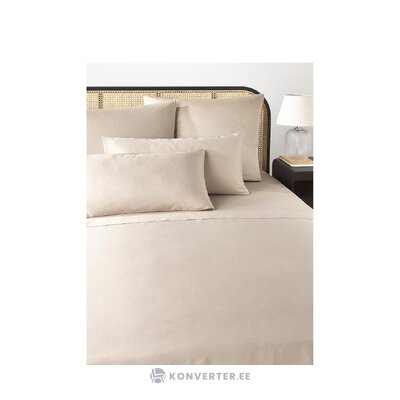Beige cotton bed sheet (comfort) 180x280 whole