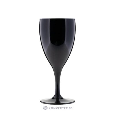 Juodos raudonojo vyno taurės 6 vnt talia (kvadratinė) nepažeistos