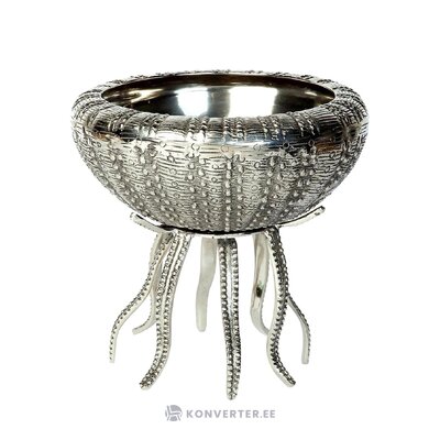 Silver design champagne cooler jellyfish (culinary concepts) whole