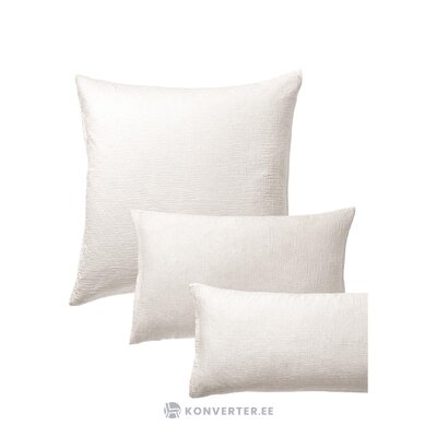 White cotton pillowcase (odile) 80x80 whole