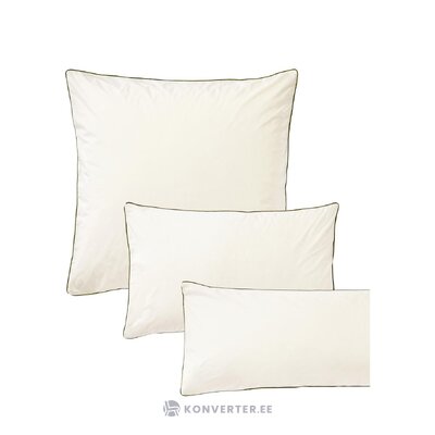 White pillowcase with black border (daria) 40x80 intact