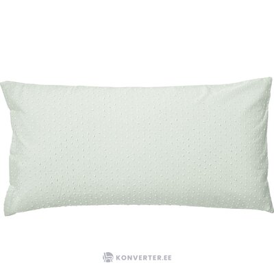 Šviesiai pilkas medvilninis pagalvės užvalkalas 2 vnt (aloidas) 40x80 visas