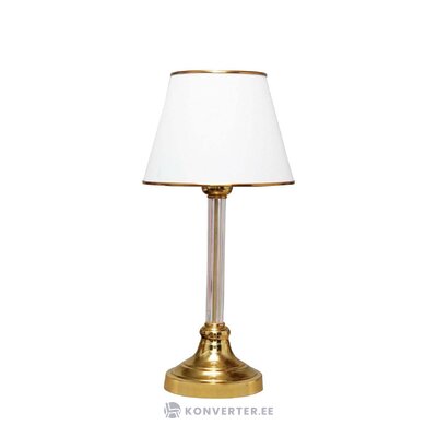 Balta zelta dizaina galda lampa amadeus (asir) neskarta