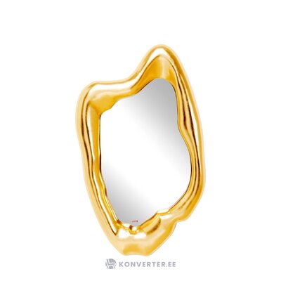 Auksinio rėmo dizaino sieninio veidrodžio holograma (grubus dizainas) nepažeista