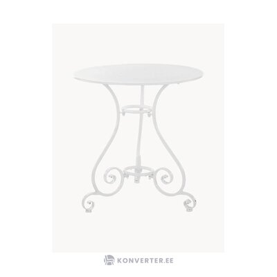 Маленький белый садовый столик Этьен (Биццотто) нетронутый
