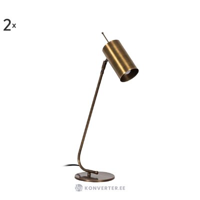 Metalinė stalinė lempa 2 dalių sivan (asir) nepažeista