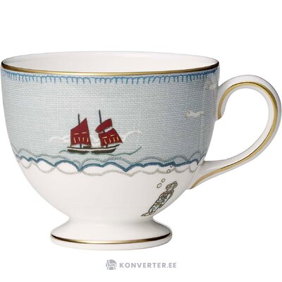 Teacup with saucer sailor&#39;s farewell (fiskars) intact