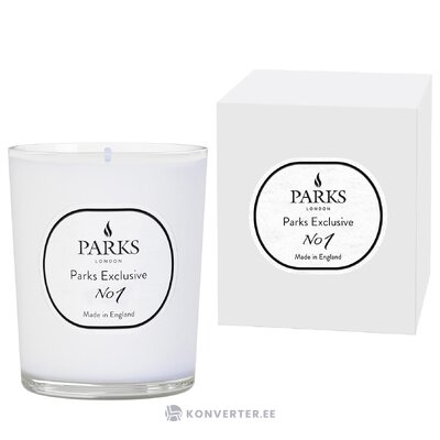 Scented candle sandalwood &amp; vanilla (parks london) intact