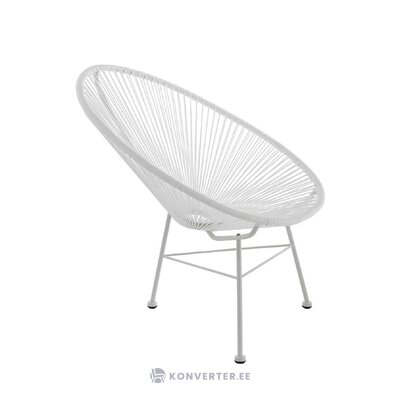 Valkoinen design-nojatuoli numana (tomasucci) ehjä