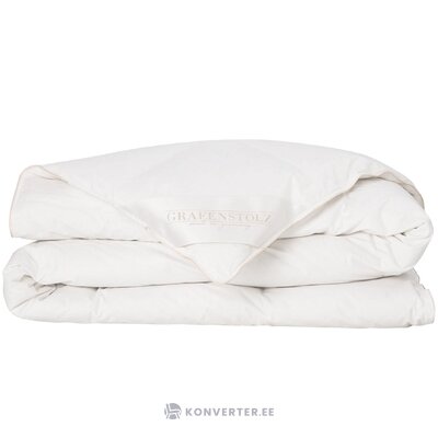 Белое пуховое одеяло комфорт (графенштольц) 155х220 нетронутое