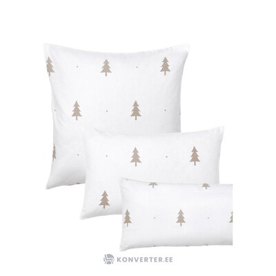 Cotton pillowcase with Christmas trees (x-mas tree) 40x80 whole