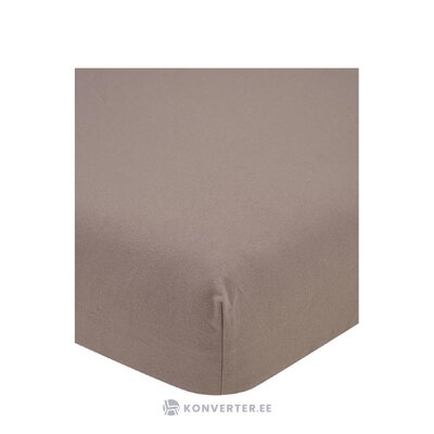 Dark gray cotton elasticated bed sheet erica (port maine) 140x200 whole