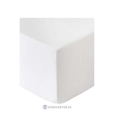 Balta medvilninė patalynė su elastine (biba) 180x200 visa