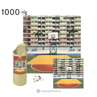Пазл 1000 деталей гонконгские обручи (дизайнерские работы) в целости и сохранности