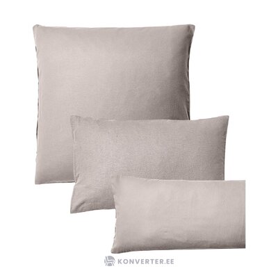 Gray cotton pillowcase (biba) 40x80 intact