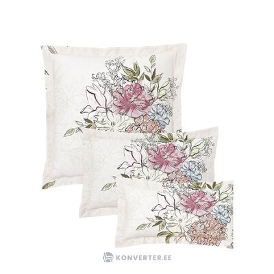 Floral print cotton pillowcase (margot) 80x80 whole