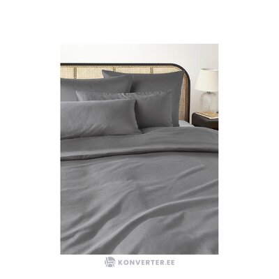 Сумка-одеяло хлопковая тёмно-серая (комфорт) 155х220 нетронутая