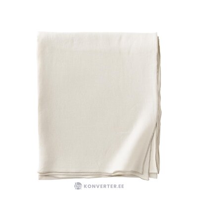 Light beige linen tablecloth (kennedy) 140x250 intact