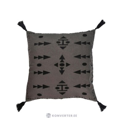 Tummanharmaa koristeellinen tyynyliina essaouira (febronie) 50x50 kokonainen