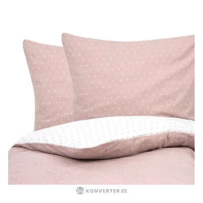 Комплект постельного белья в розово-белый горошек, 2 предмета, betty (fovere) целый
