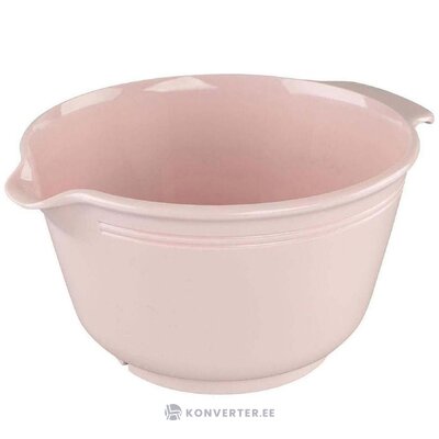 Pink mixing bowl modern baking (zenker) intact