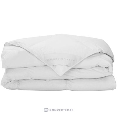 Первоклассное теплое пуховое одеяло премиум (münstertraum) 200х200 нетронутое